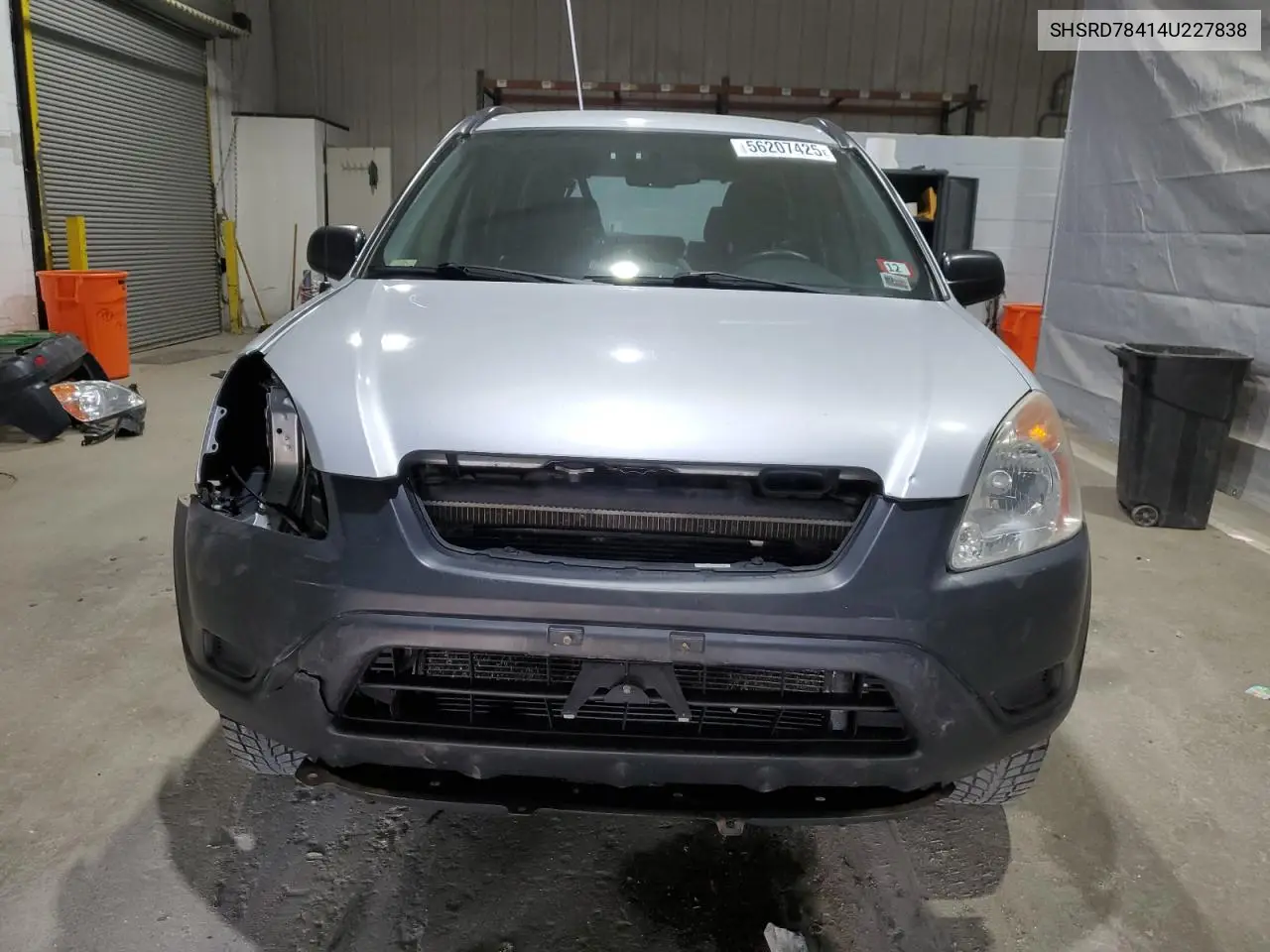 2004 Honda Cr-V Lx VIN: SHSRD78414U227838 Lot: 56207425