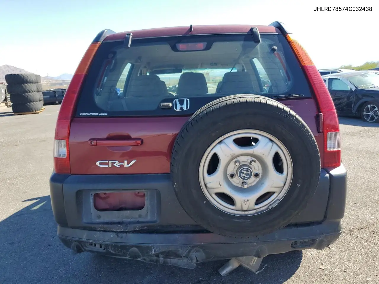 2004 Honda Cr-V Lx VIN: JHLRD78574C032438 Lot: 56257075