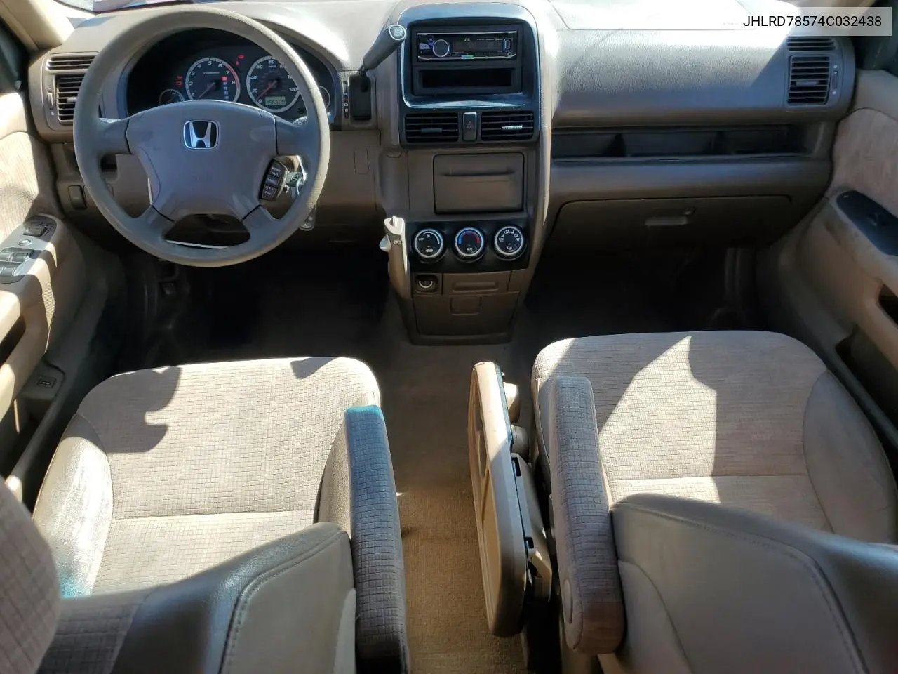2004 Honda Cr-V Lx VIN: JHLRD78574C032438 Lot: 56257075