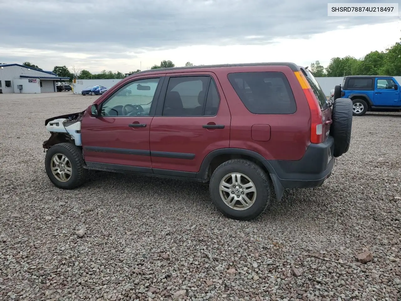 2004 Honda Cr-V Ex VIN: SHSRD78874U218497 Lot: 61464805