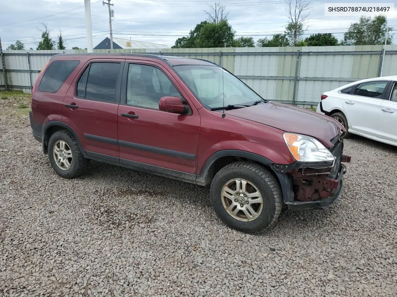 2004 Honda Cr-V Ex VIN: SHSRD78874U218497 Lot: 61464805