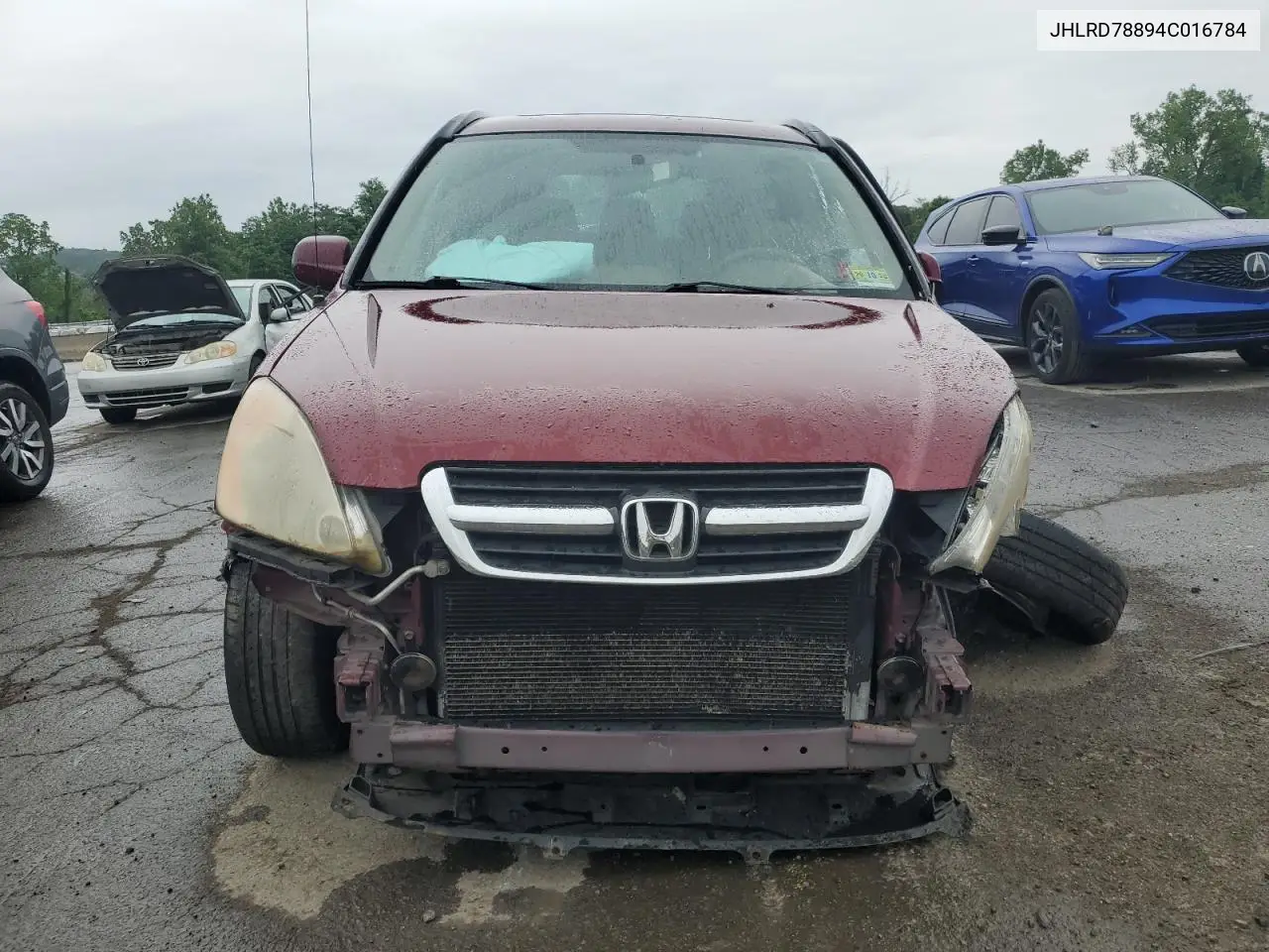 2004 Honda Cr-V Ex VIN: JHLRD78894C016784 Lot: 62417385