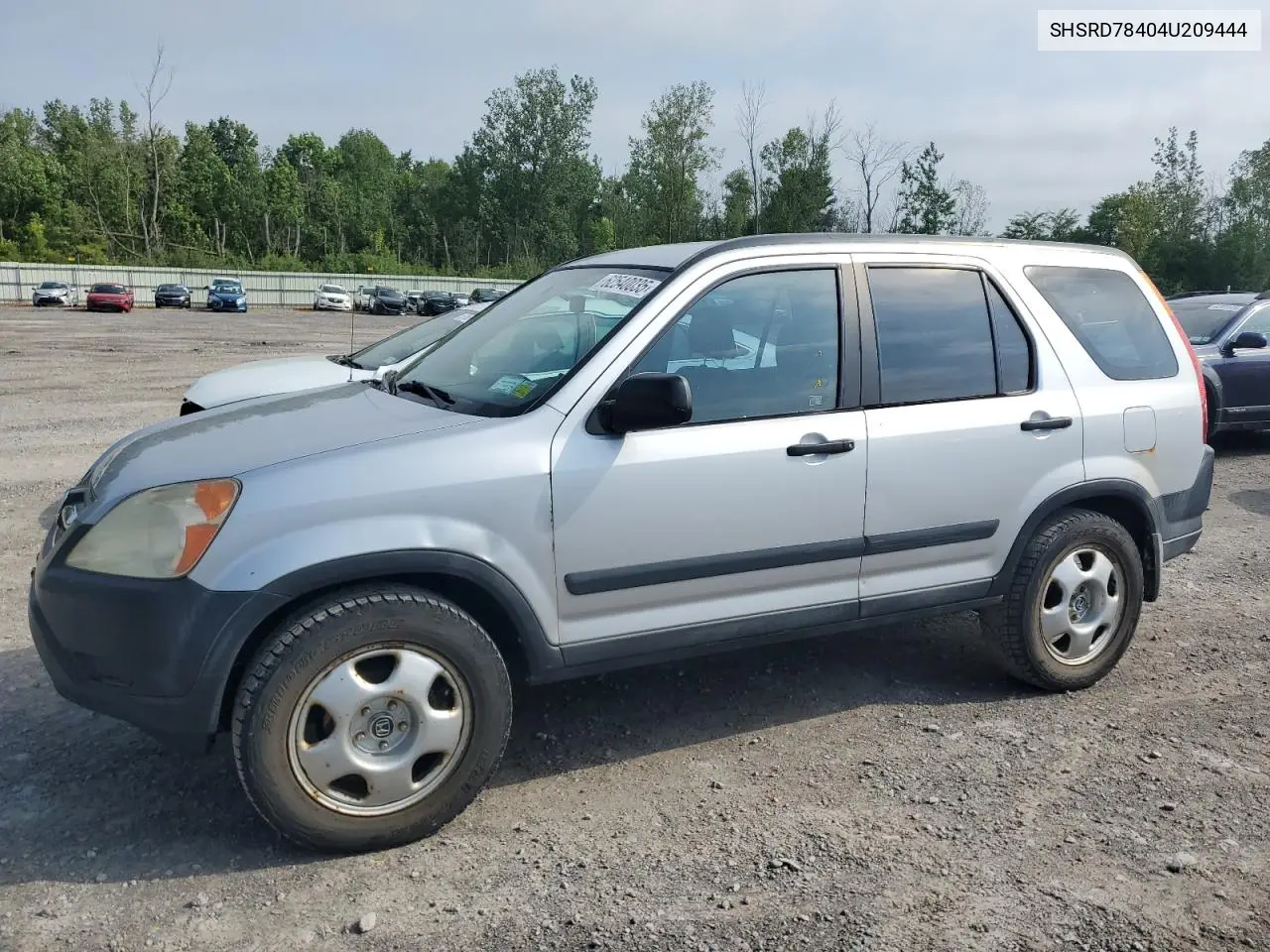 2004 Honda Cr-V Lx VIN: SHSRD78404U209444 Lot: 62540035