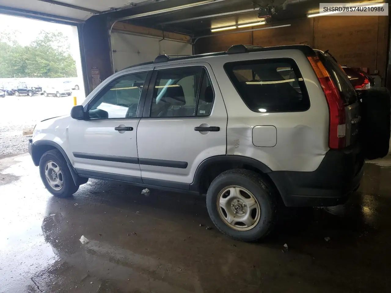 2004 Honda Cr-V Lx VIN: SHSRD78574U210986 Lot: 62650095