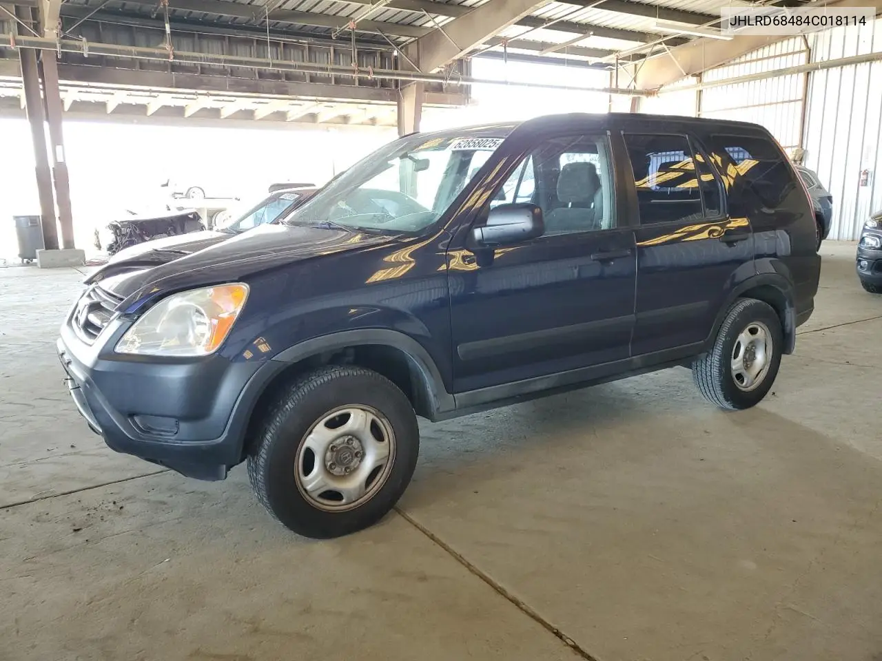 2004 Honda Cr-V Lx VIN: JHLRD68484C018114 Lot: 62858025
