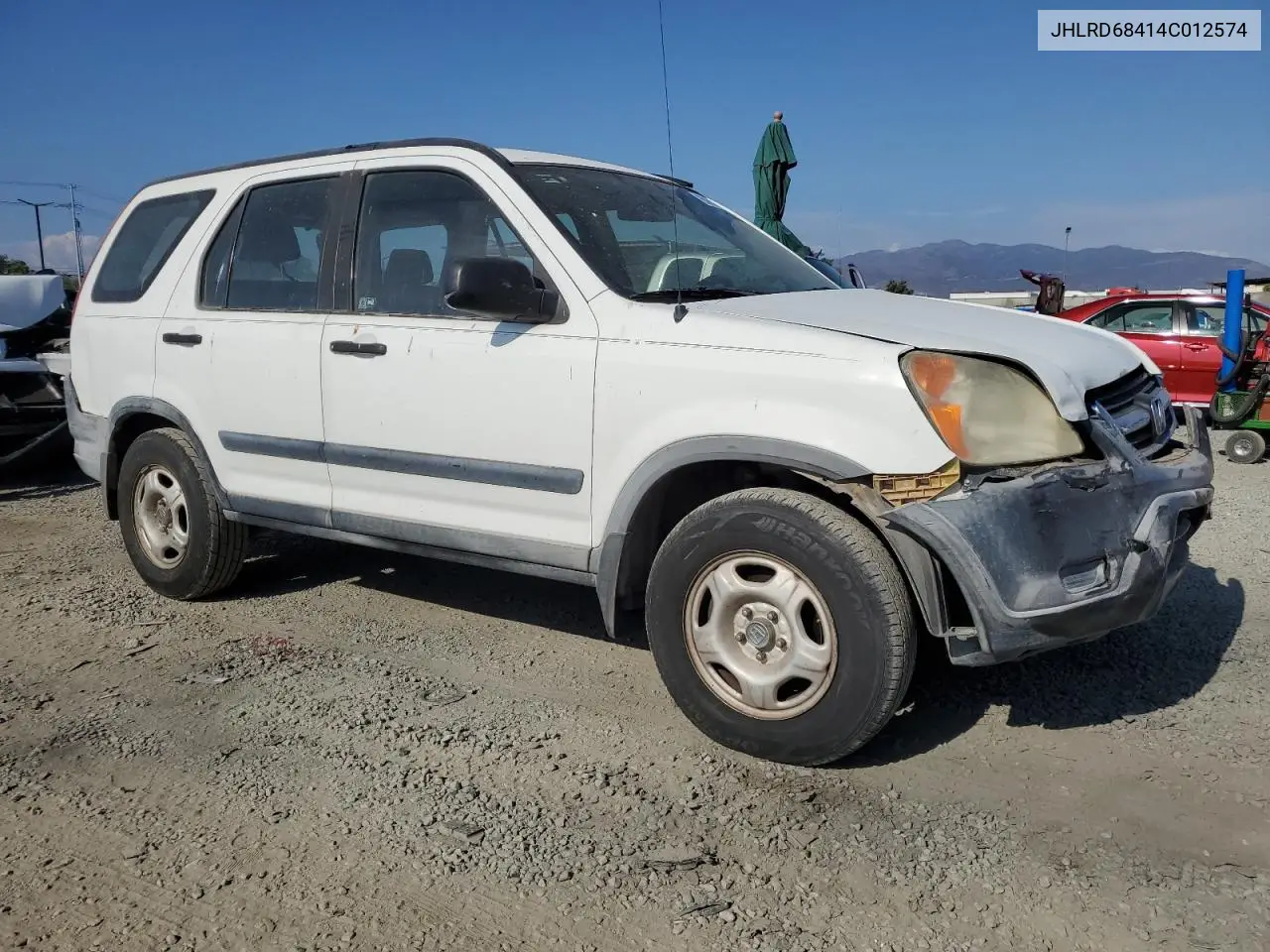 2004 Honda Cr-V Lx VIN: JHLRD68414C012574 Lot: 65651495