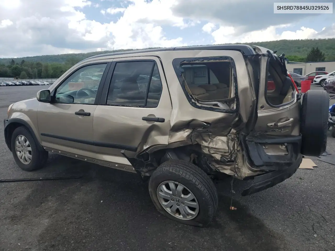 2005 Honda Cr-V Ex VIN: SHSRD78845U329526 Lot: 55357285