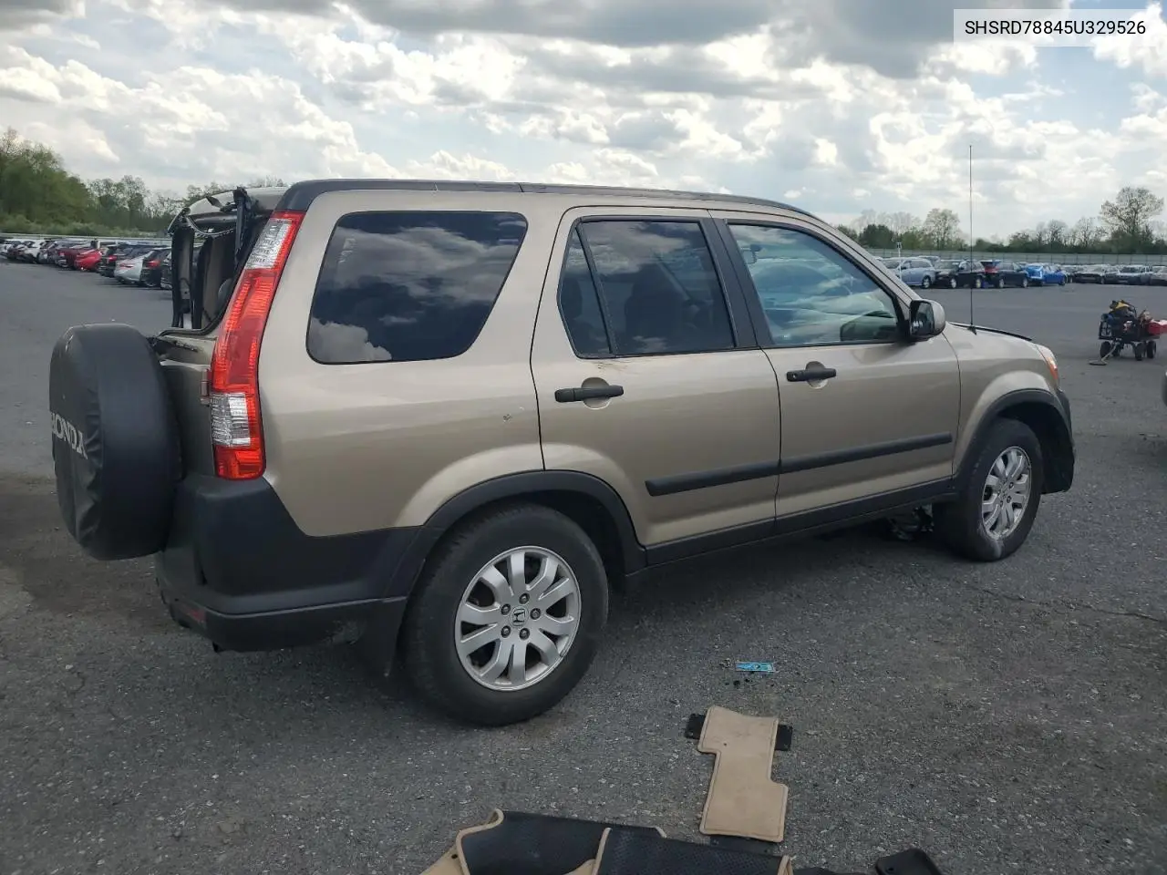 2005 Honda Cr-V Ex VIN: SHSRD78845U329526 Lot: 55357285