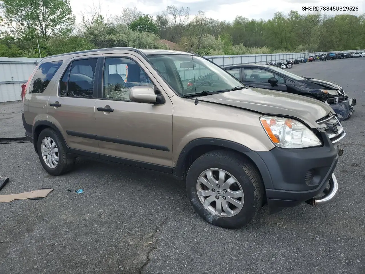 2005 Honda Cr-V Ex VIN: SHSRD78845U329526 Lot: 55357285