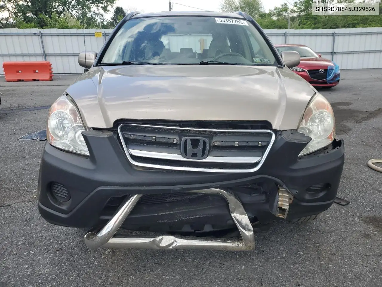 2005 Honda Cr-V Ex VIN: SHSRD78845U329526 Lot: 55357285