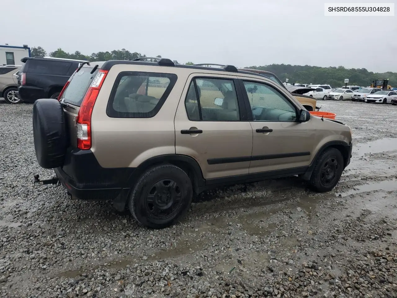 2005 Honda Cr-V Lx VIN: SHSRD68555U304828 Lot: 55816415