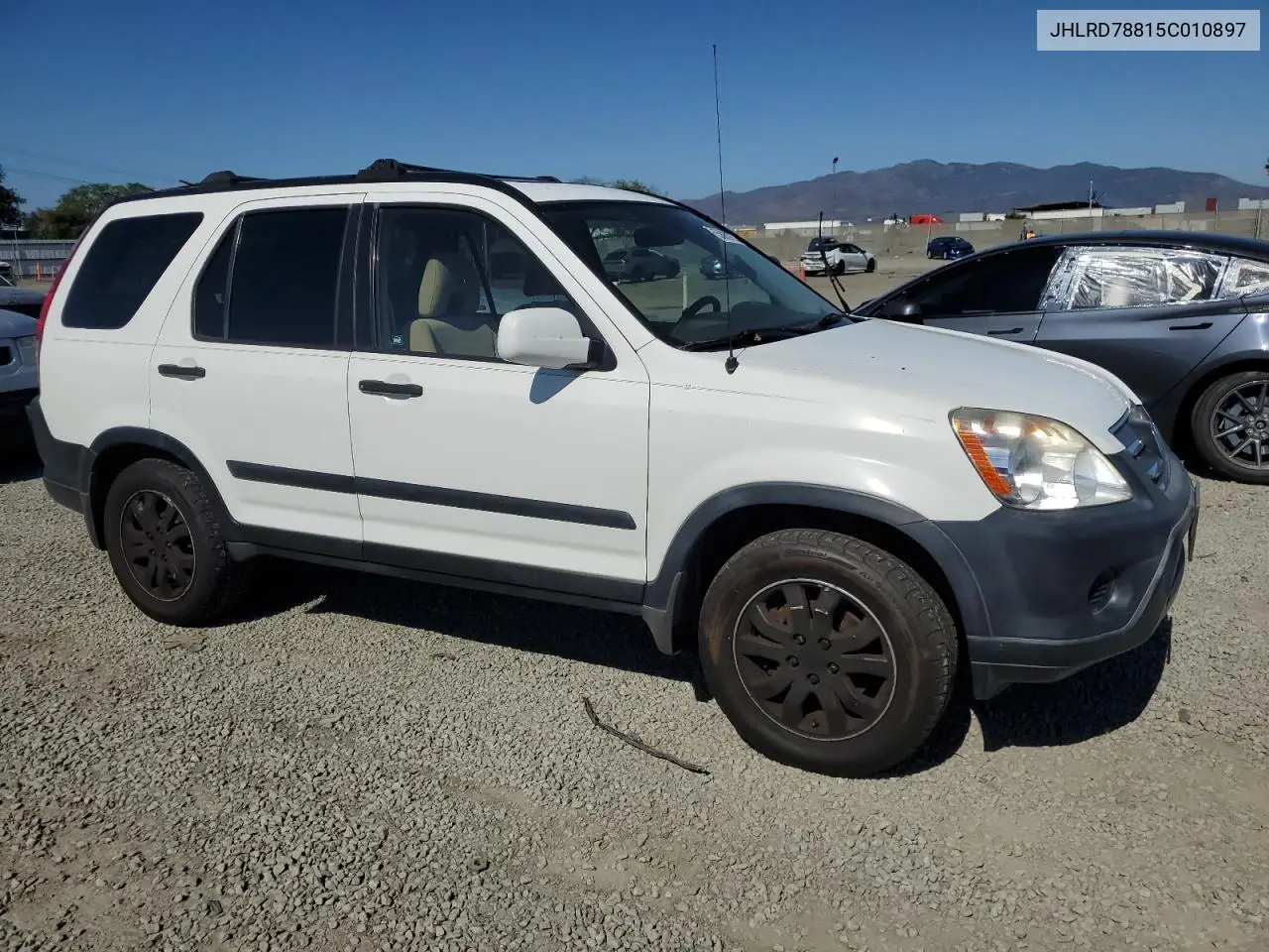 2005 Honda Cr-V Ex VIN: JHLRD78815C010897 Lot: 55882995