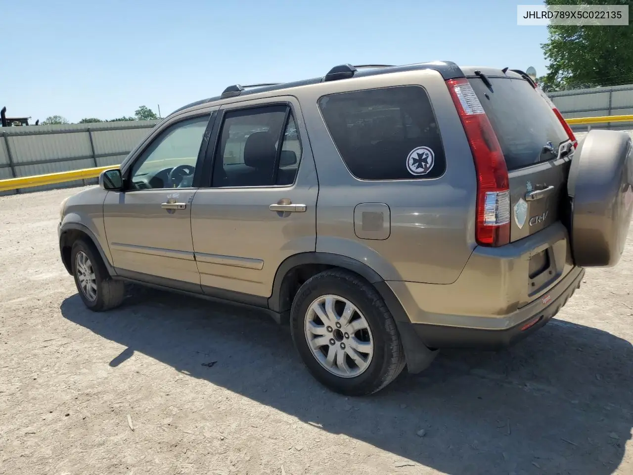 2005 Honda Cr-V Se VIN: JHLRD789X5C022135 Lot: 56324925