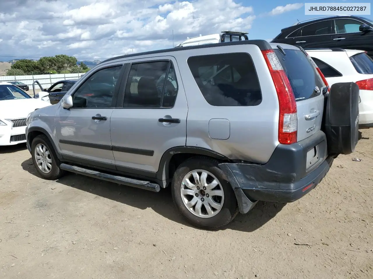 2005 Honda Cr-V Ex VIN: JHLRD78845C027287 Lot: 56406905