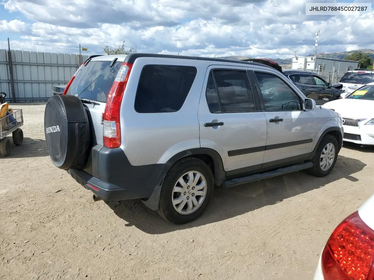 2005 Honda Cr-V Ex VIN: JHLRD78845C027287 Lot: 56406905