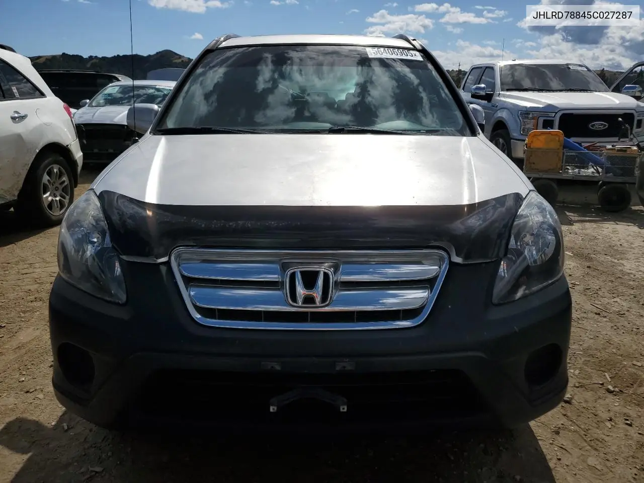 2005 Honda Cr-V Ex VIN: JHLRD78845C027287 Lot: 56406905