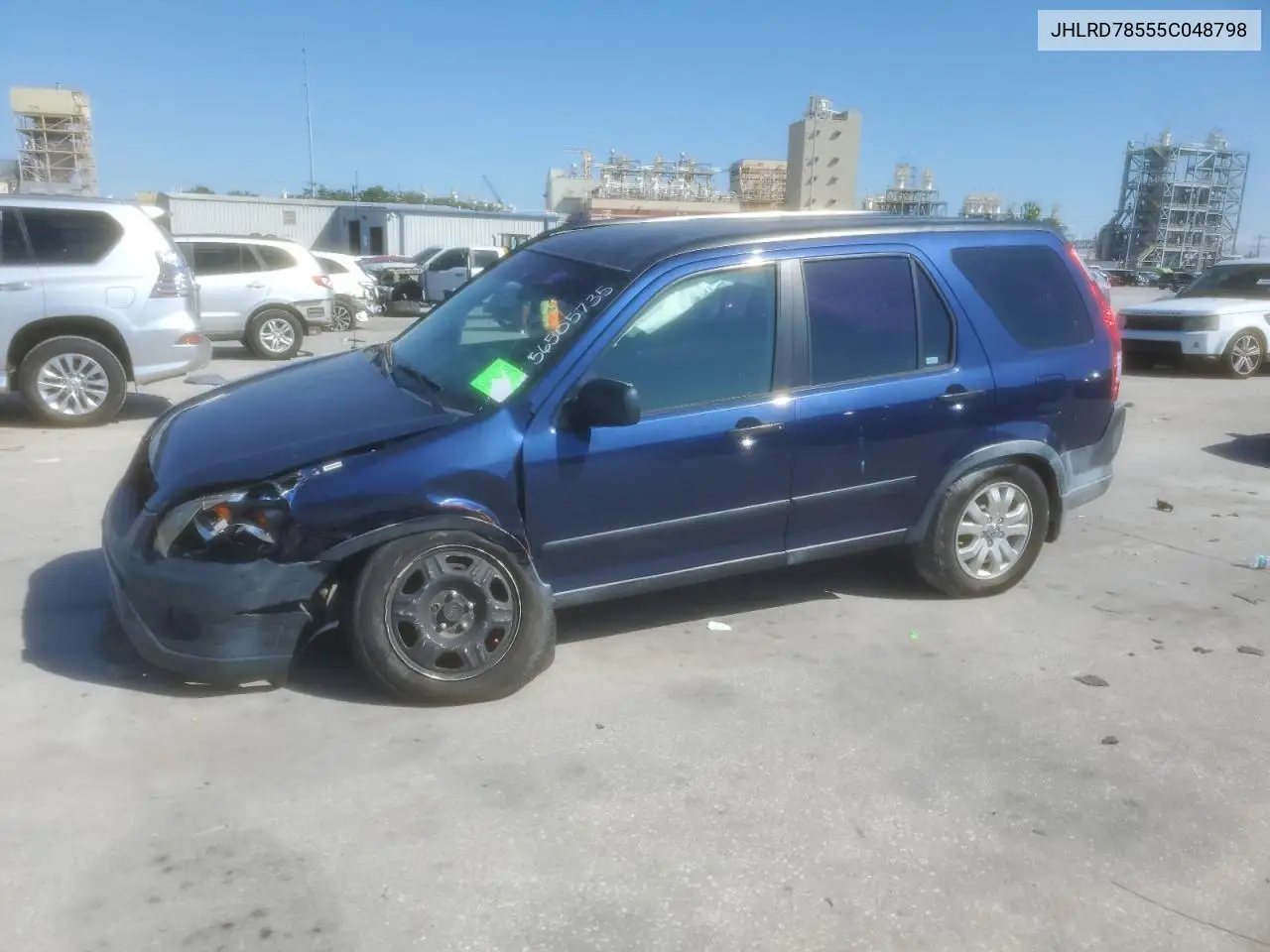 2005 Honda Cr-V Lx VIN: JHLRD78555C048798 Lot: 56505735