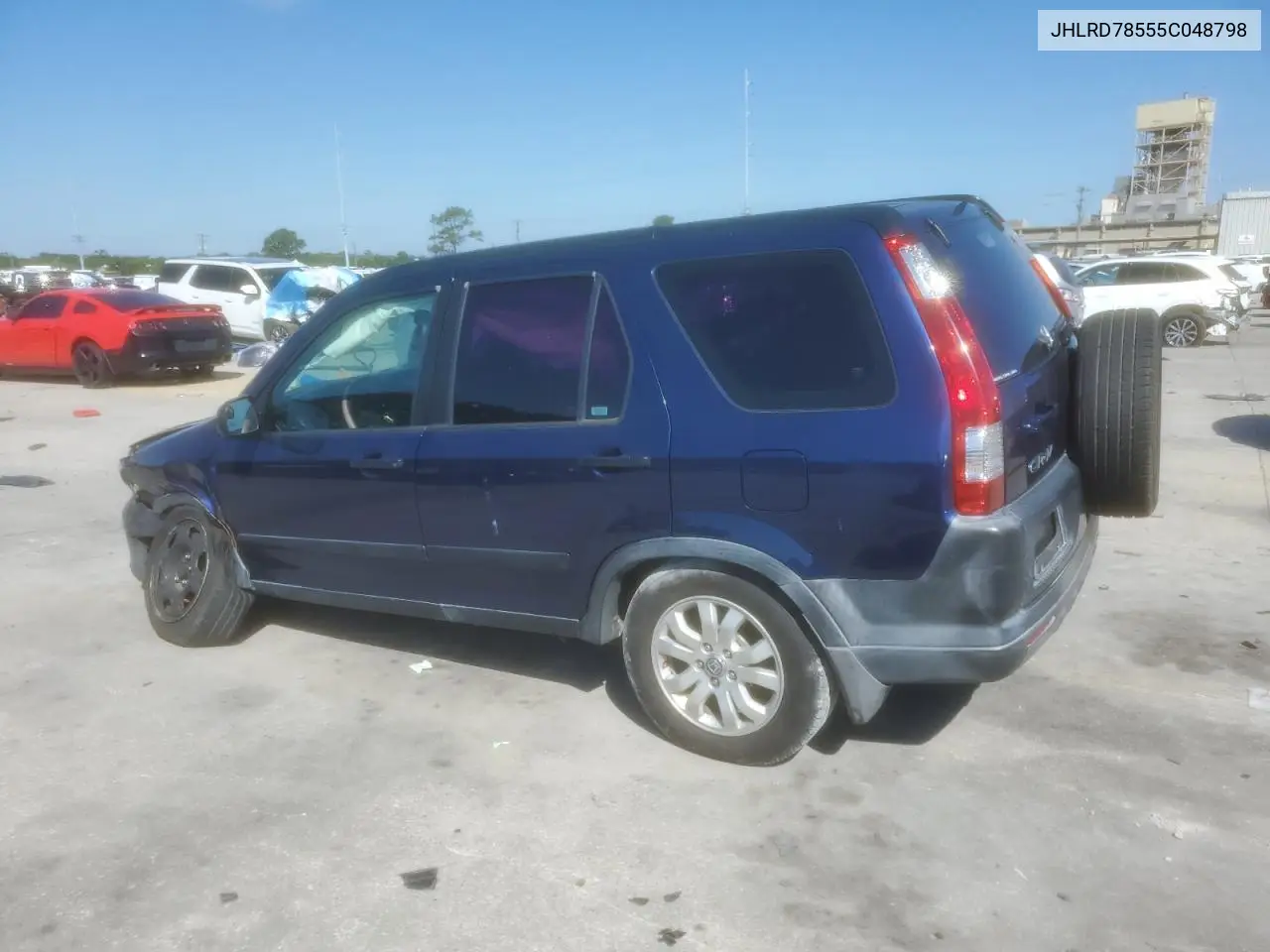2005 Honda Cr-V Lx VIN: JHLRD78555C048798 Lot: 56505735