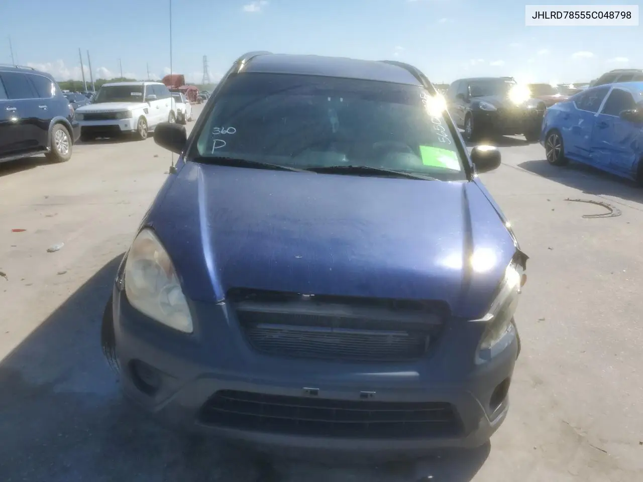 2005 Honda Cr-V Lx VIN: JHLRD78555C048798 Lot: 56505735