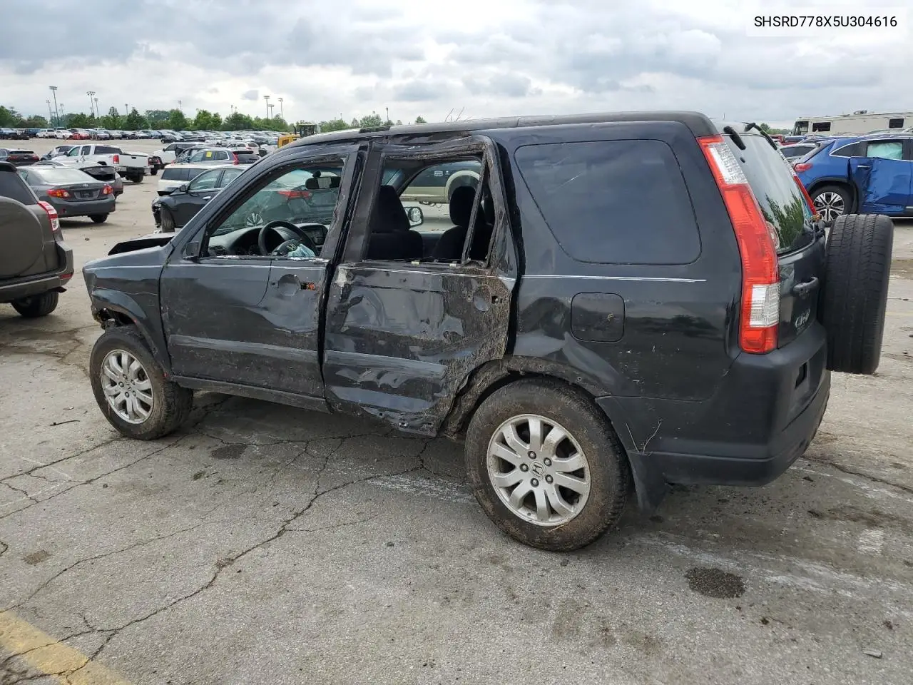 2005 Honda Cr-V Ex VIN: SHSRD778X5U304616 Lot: 56690315
