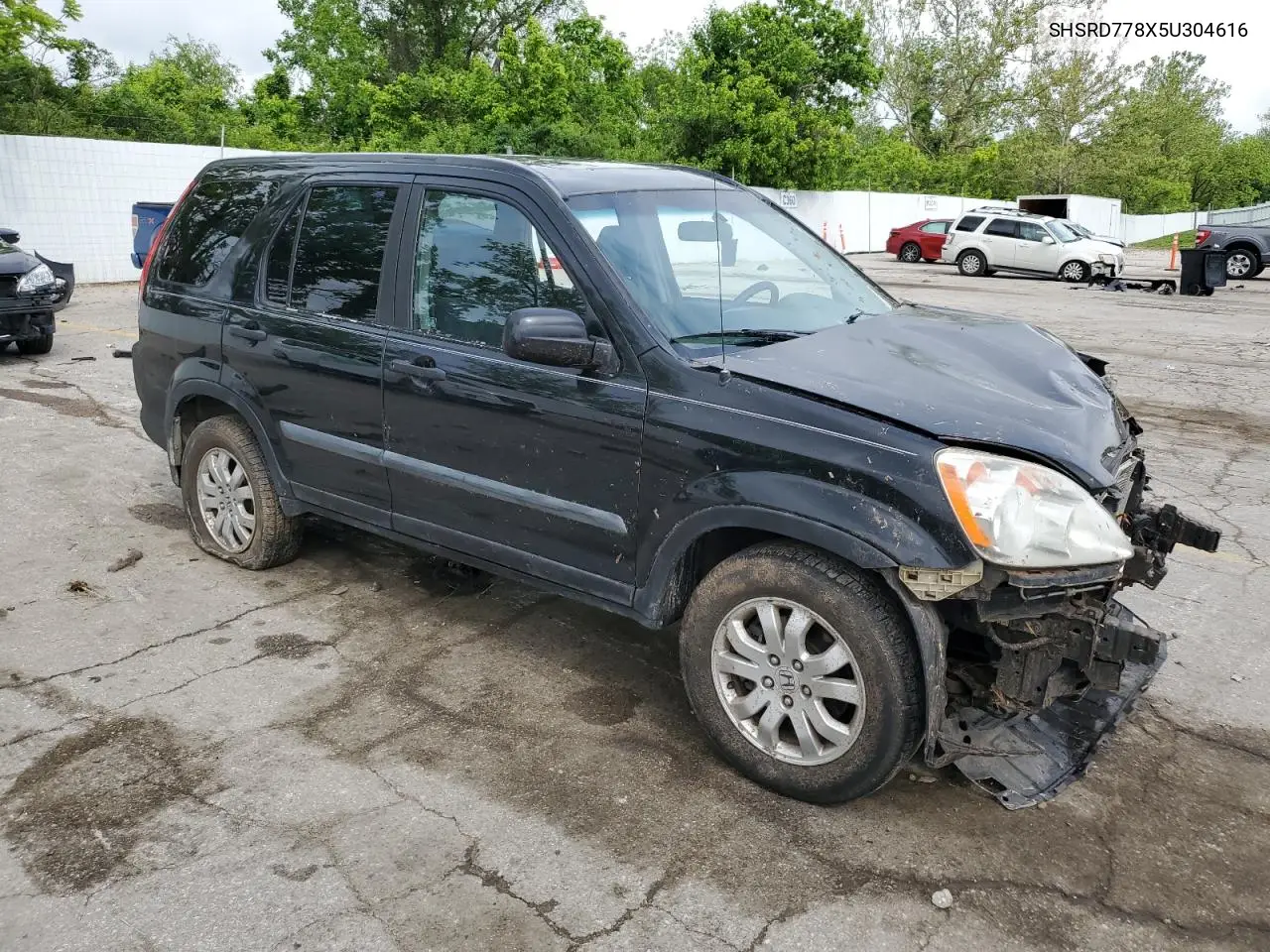 2005 Honda Cr-V Ex VIN: SHSRD778X5U304616 Lot: 56690315