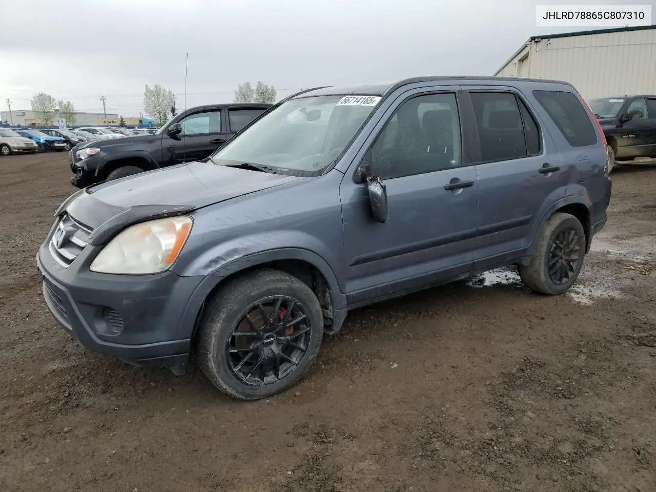 2005 Honda Cr-V Ex VIN: JHLRD78865C807310 Lot: 56714165