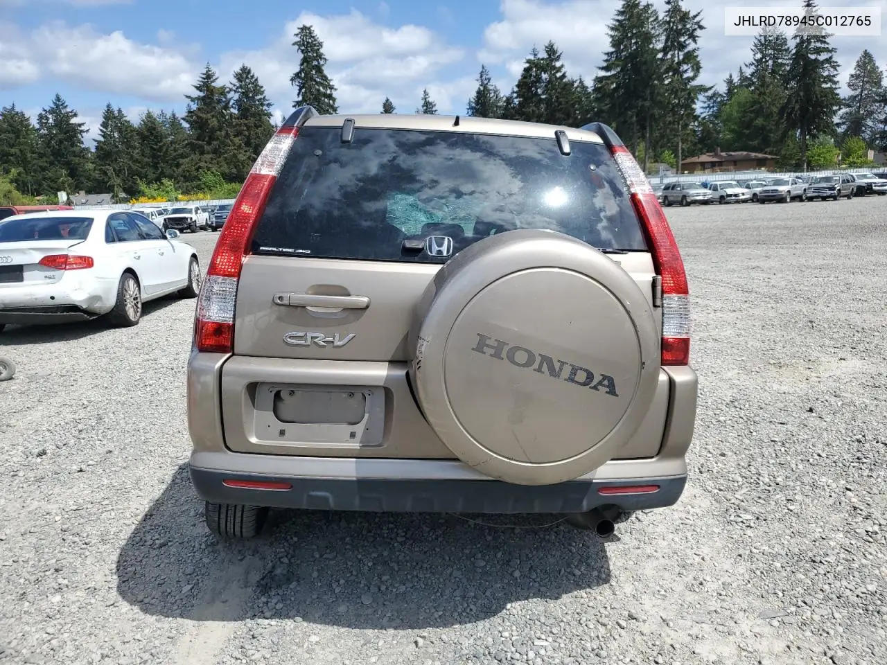 2005 Honda Cr-V Se VIN: JHLRD78945C012765 Lot: 56958695