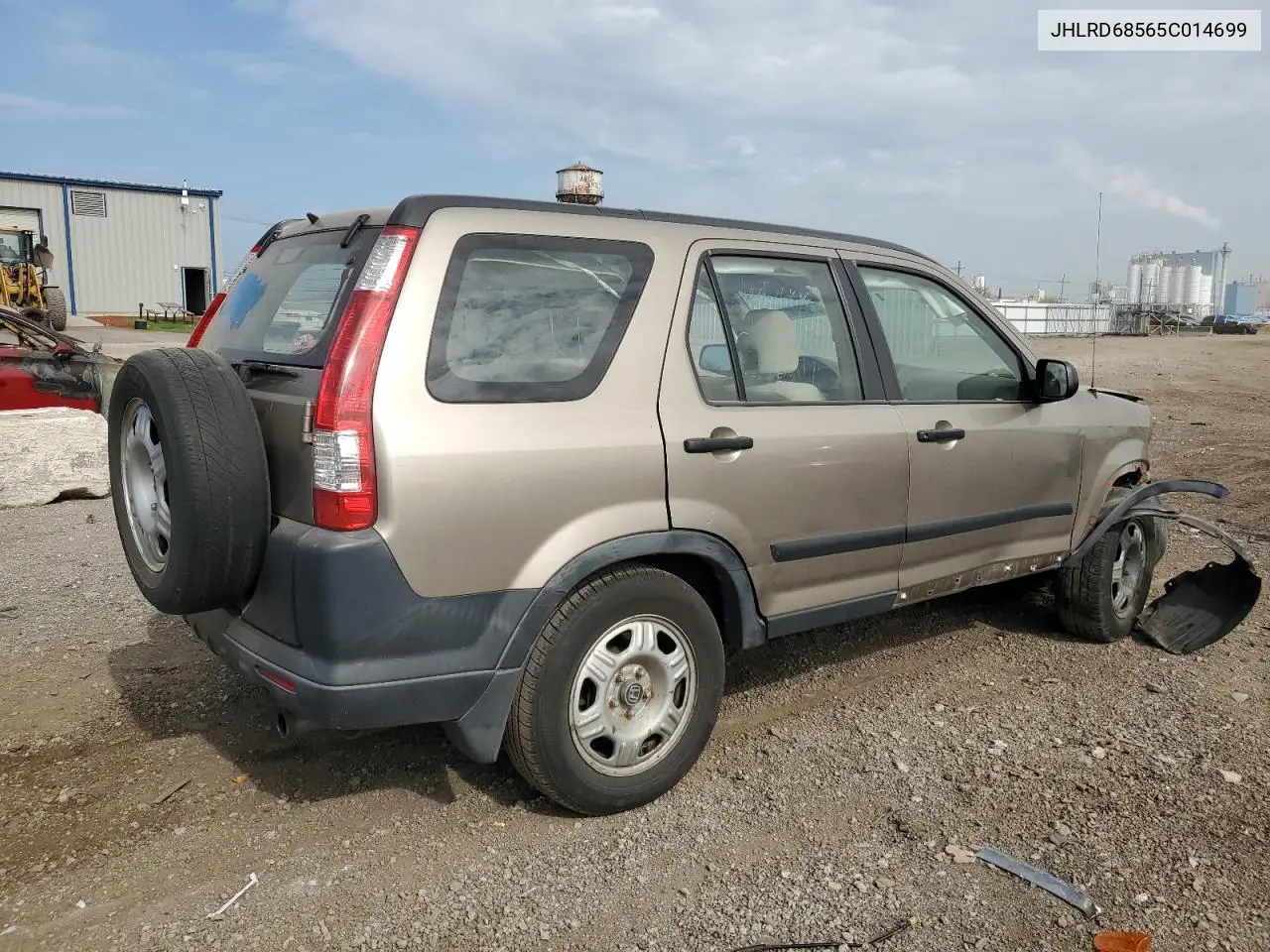 2005 Honda Cr-V Lx VIN: JHLRD68565C014699 Lot: 57092405