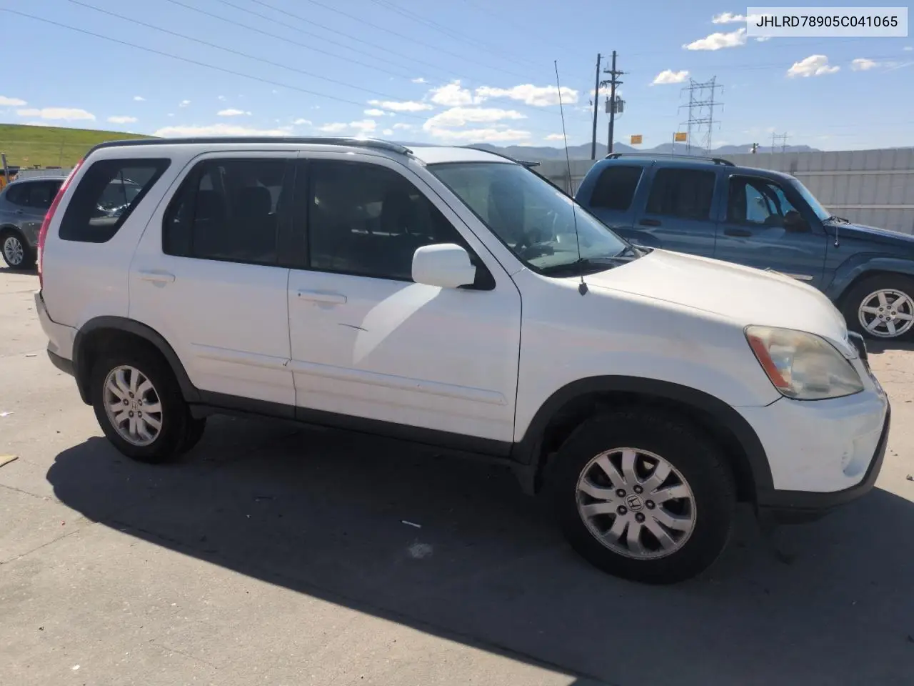 2005 Honda Cr-V Se VIN: JHLRD78905C041065 Lot: 57107705