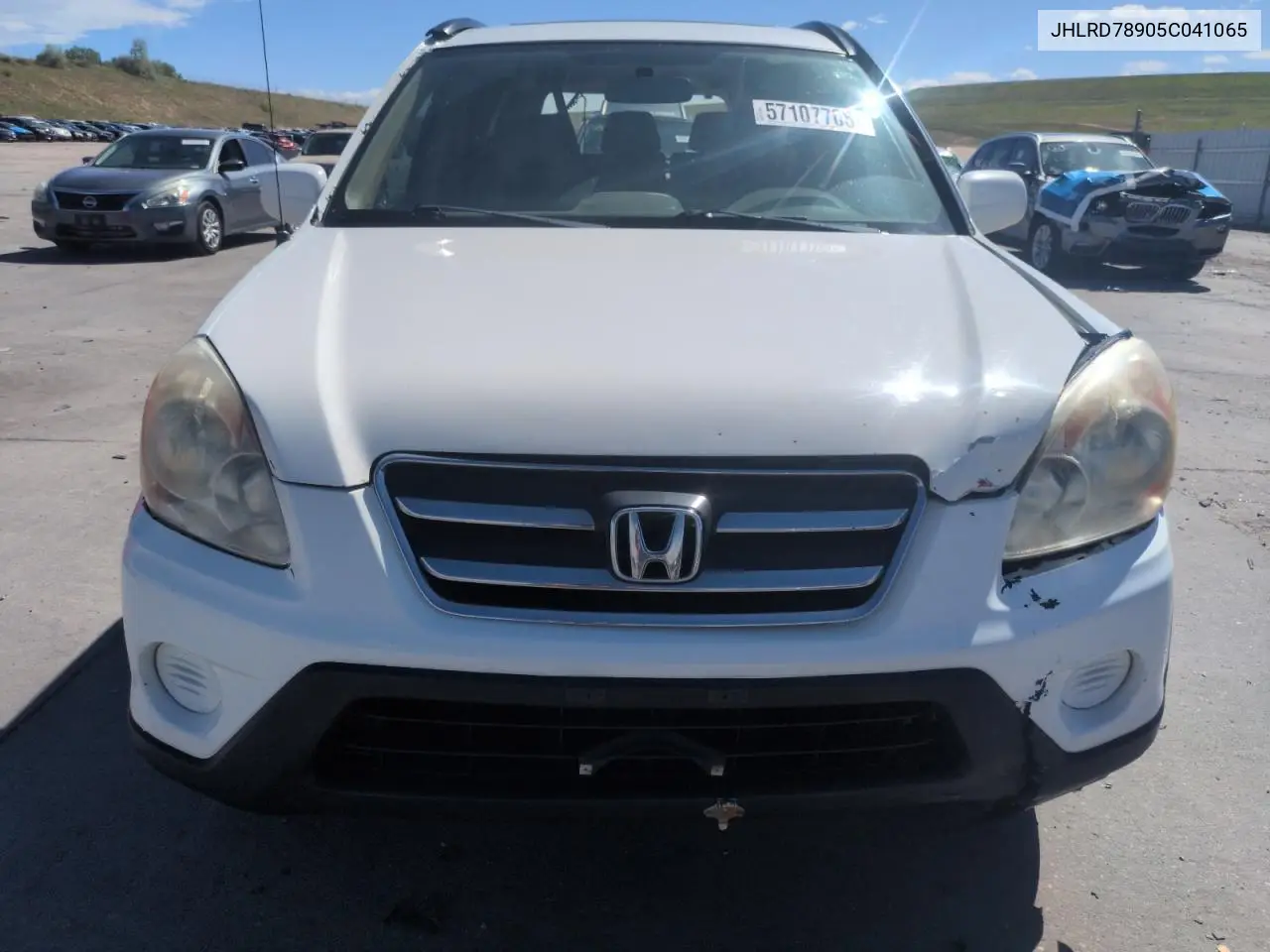 2005 Honda Cr-V Se VIN: JHLRD78905C041065 Lot: 57107705