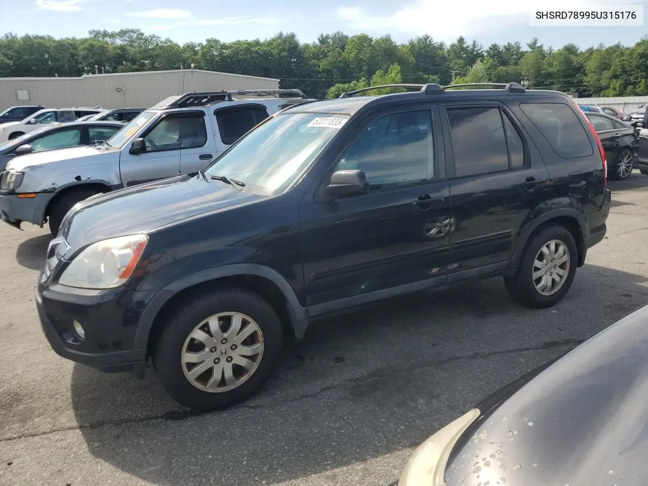 2005 Honda Cr-V Se VIN: SHSRD78995U315176 Lot: 62011835