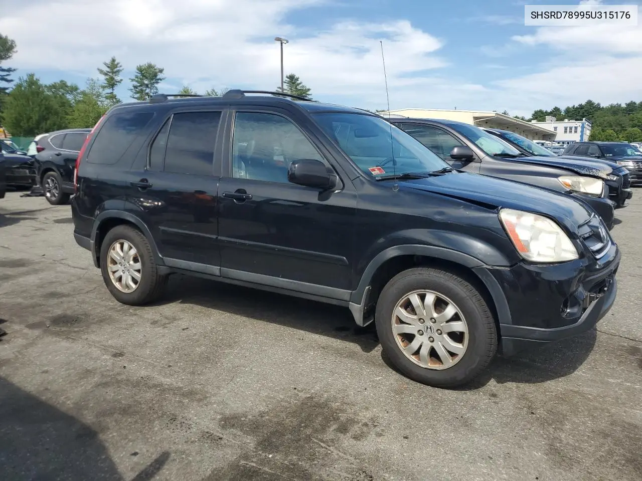 2005 Honda Cr-V Se VIN: SHSRD78995U315176 Lot: 62011835