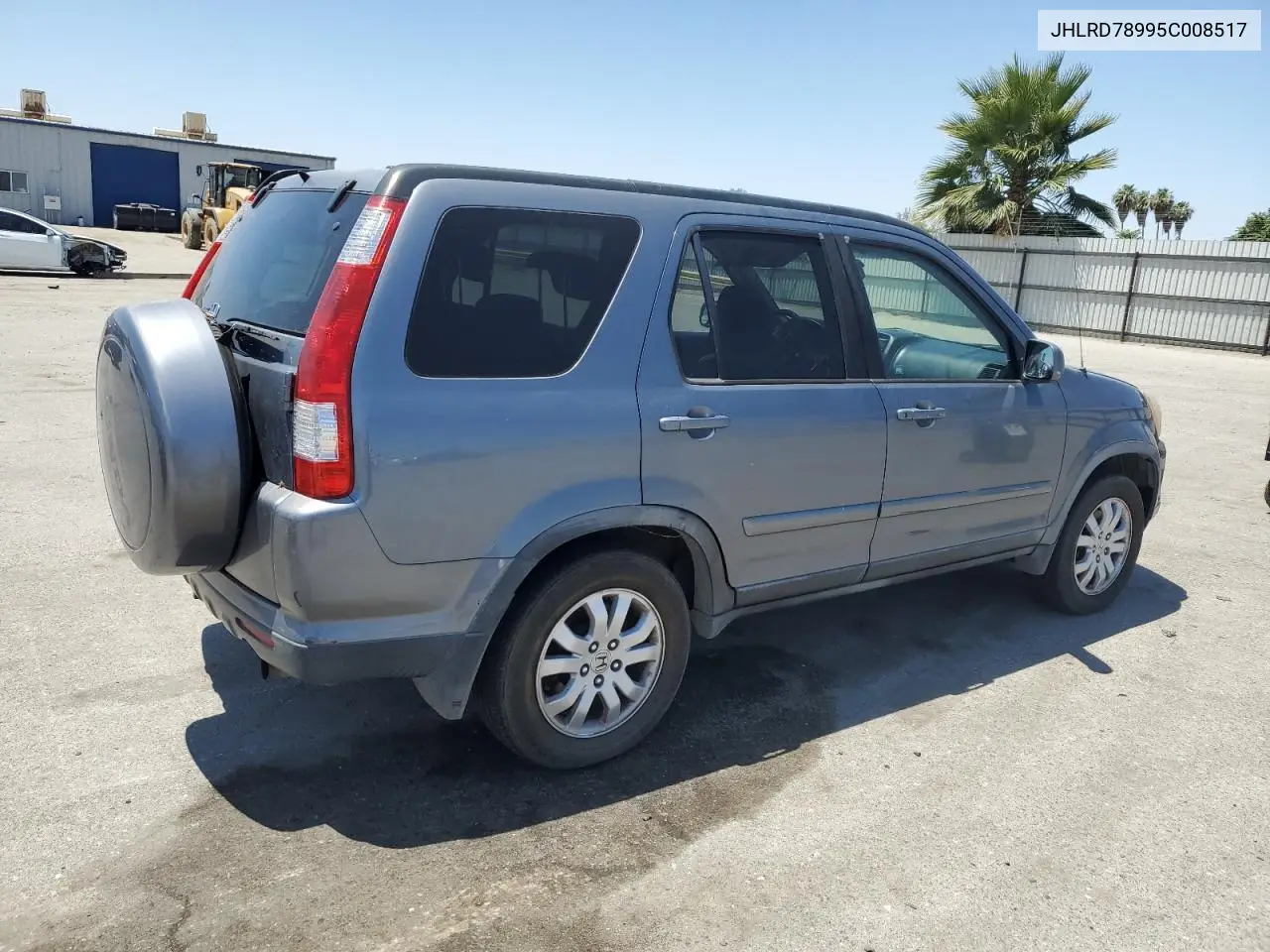 2005 Honda Cr-V Se VIN: JHLRD78995C008517 Lot: 62031975