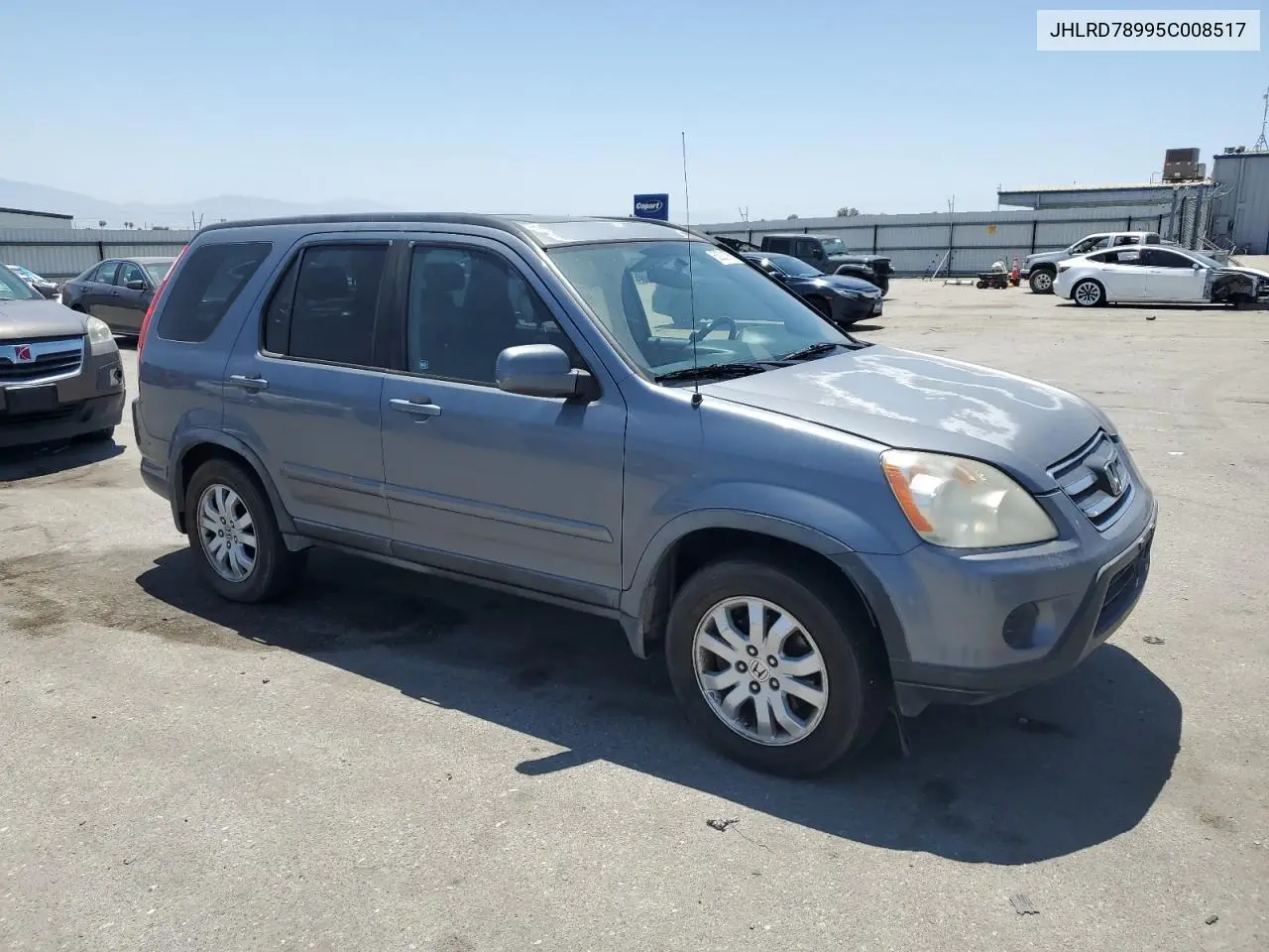 2005 Honda Cr-V Se VIN: JHLRD78995C008517 Lot: 62031975