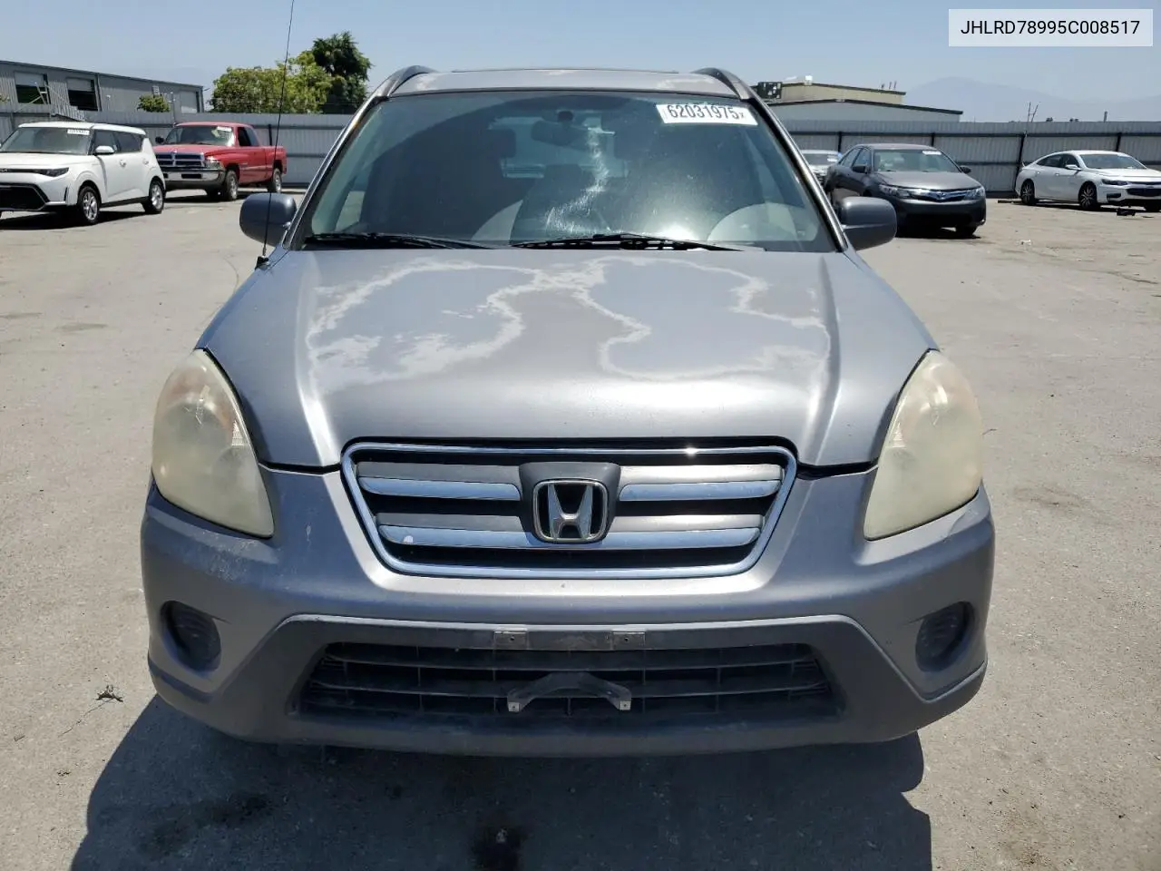2005 Honda Cr-V Se VIN: JHLRD78995C008517 Lot: 62031975