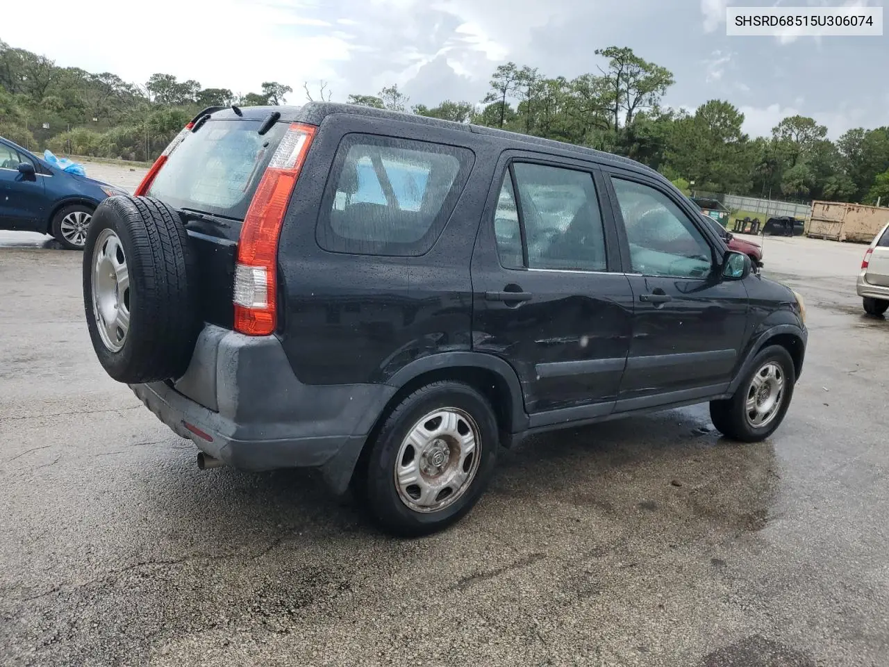 2005 Honda Cr-V Lx VIN: SHSRD68515U306074 Lot: 62413385