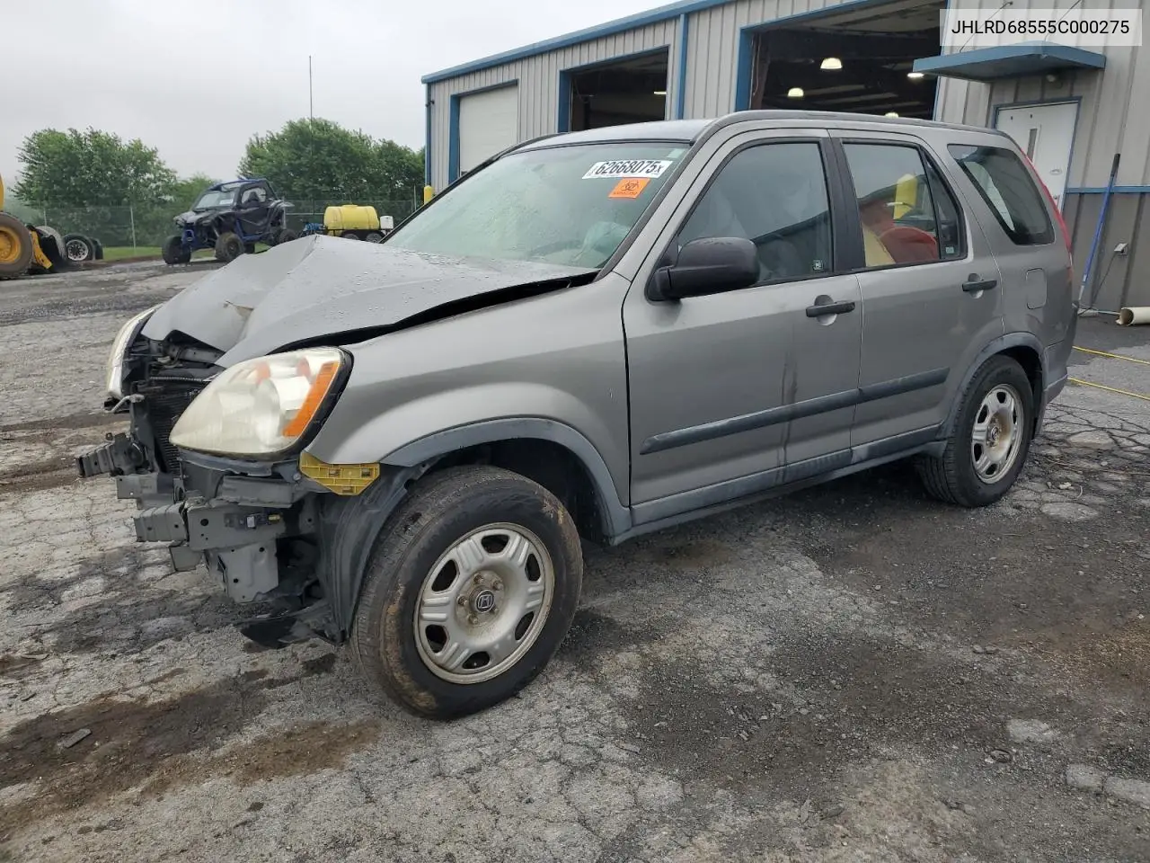 2005 Honda Cr-V Lx VIN: JHLRD68555C000275 Lot: 62668075
