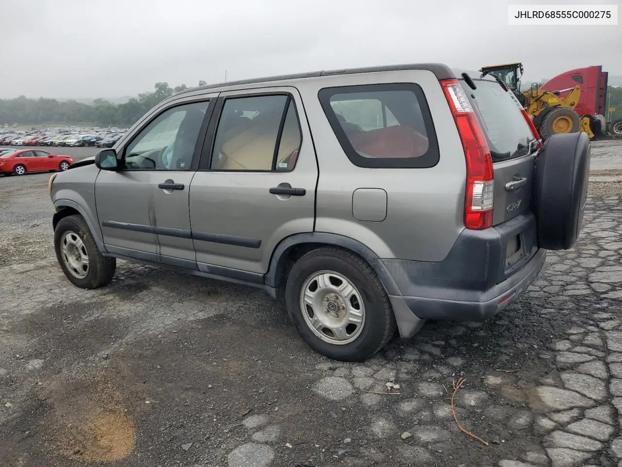 2005 Honda Cr-V Lx VIN: JHLRD68555C000275 Lot: 62668075