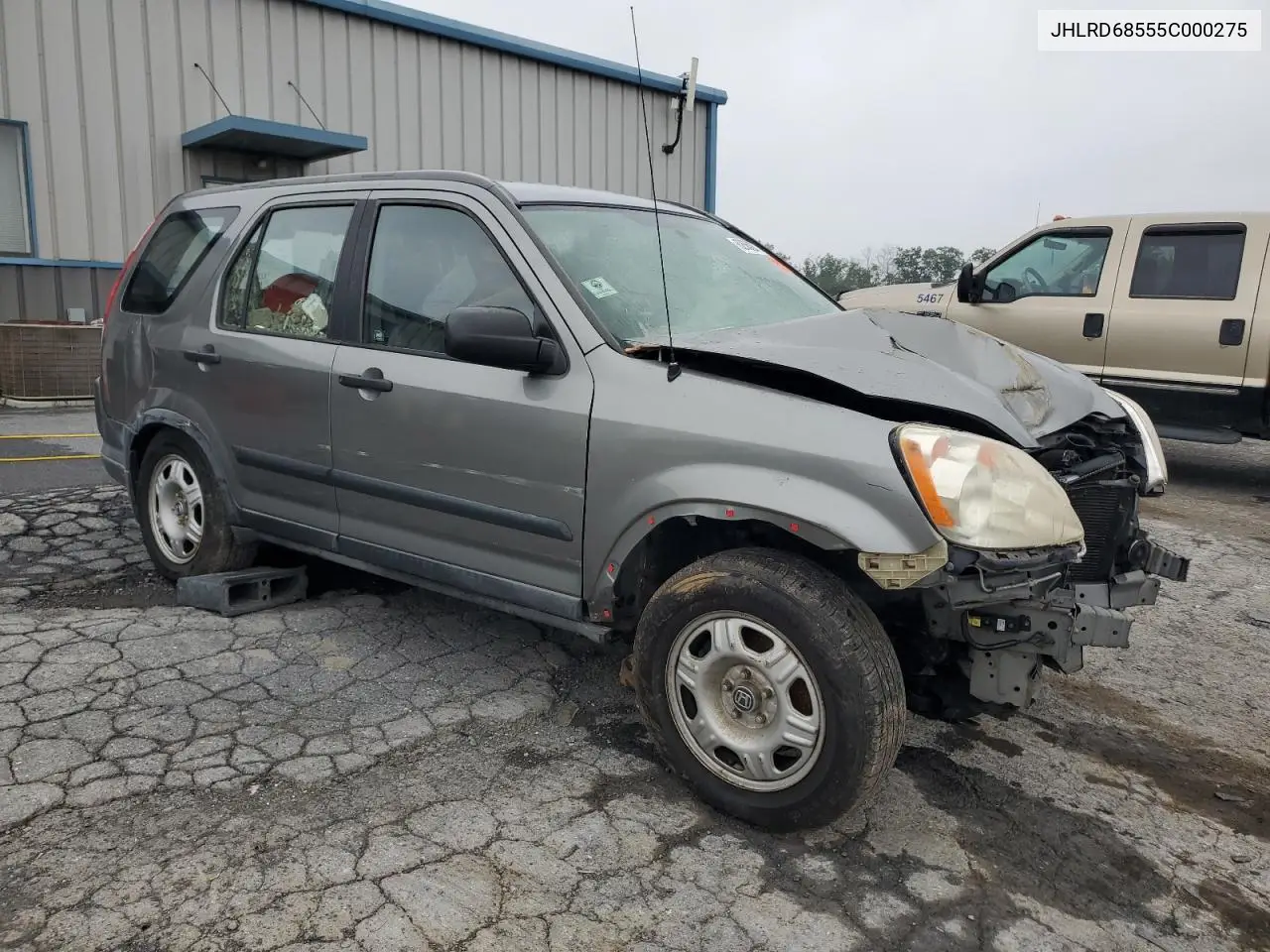 2005 Honda Cr-V Lx VIN: JHLRD68555C000275 Lot: 62668075