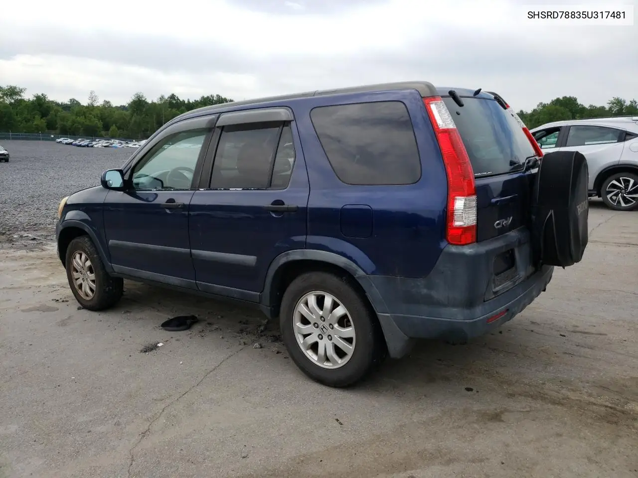2005 Honda Cr-V Ex VIN: SHSRD78835U317481 Lot: 62736145