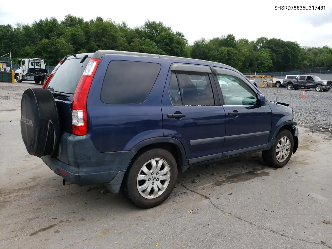 2005 Honda Cr-V Ex VIN: SHSRD78835U317481 Lot: 62736145