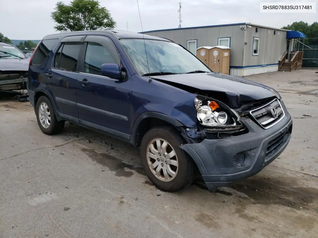 2005 Honda Cr-V Ex VIN: SHSRD78835U317481 Lot: 62736145