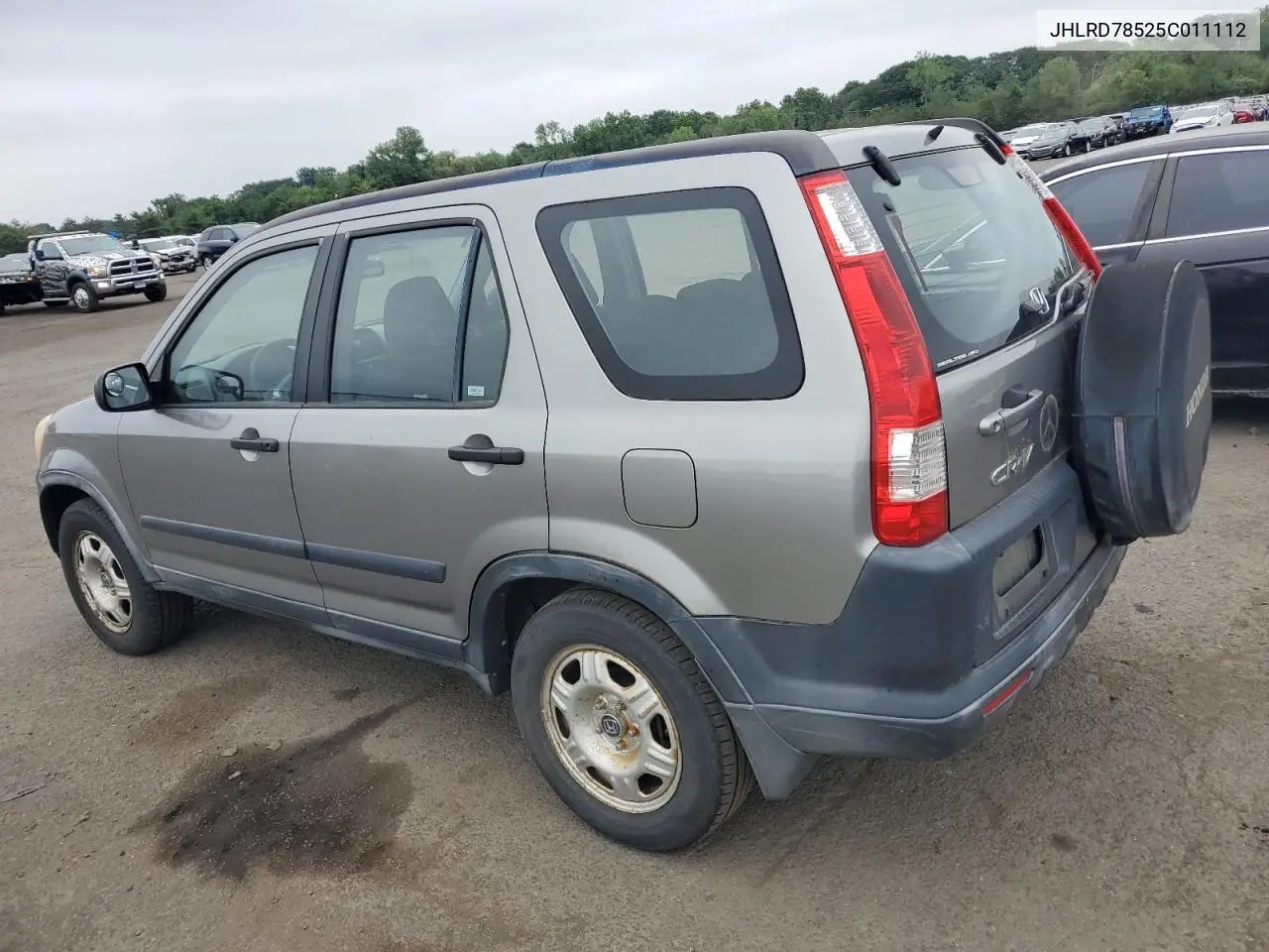 2005 Honda Cr-V Lx VIN: JHLRD78525C011112 Lot: 62911295