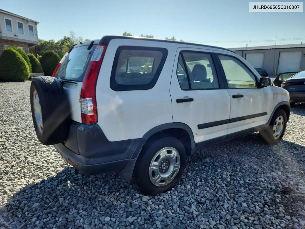 2005 Honda Cr-V Lx VIN: JHLRD68565C016307 Lot: 63077865