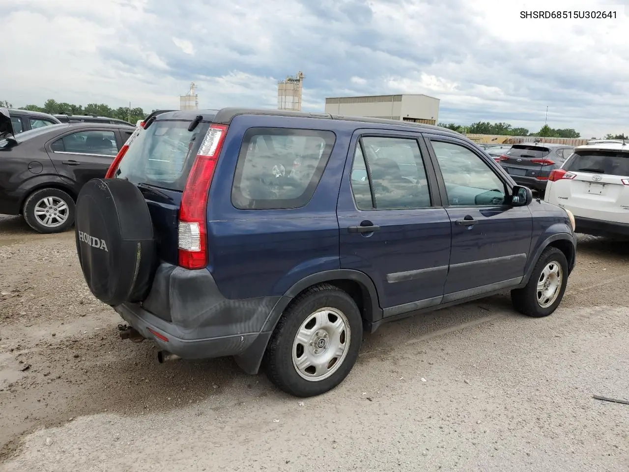 2005 Honda Cr-V Lx VIN: SHSRD68515U302641 Lot: 63101855