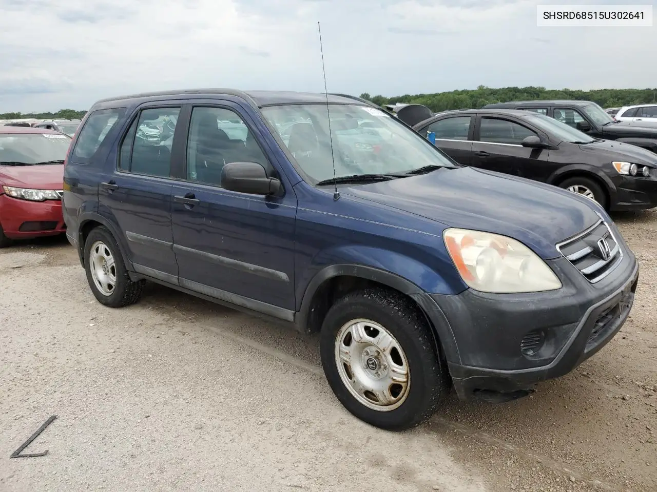 2005 Honda Cr-V Lx VIN: SHSRD68515U302641 Lot: 63101855