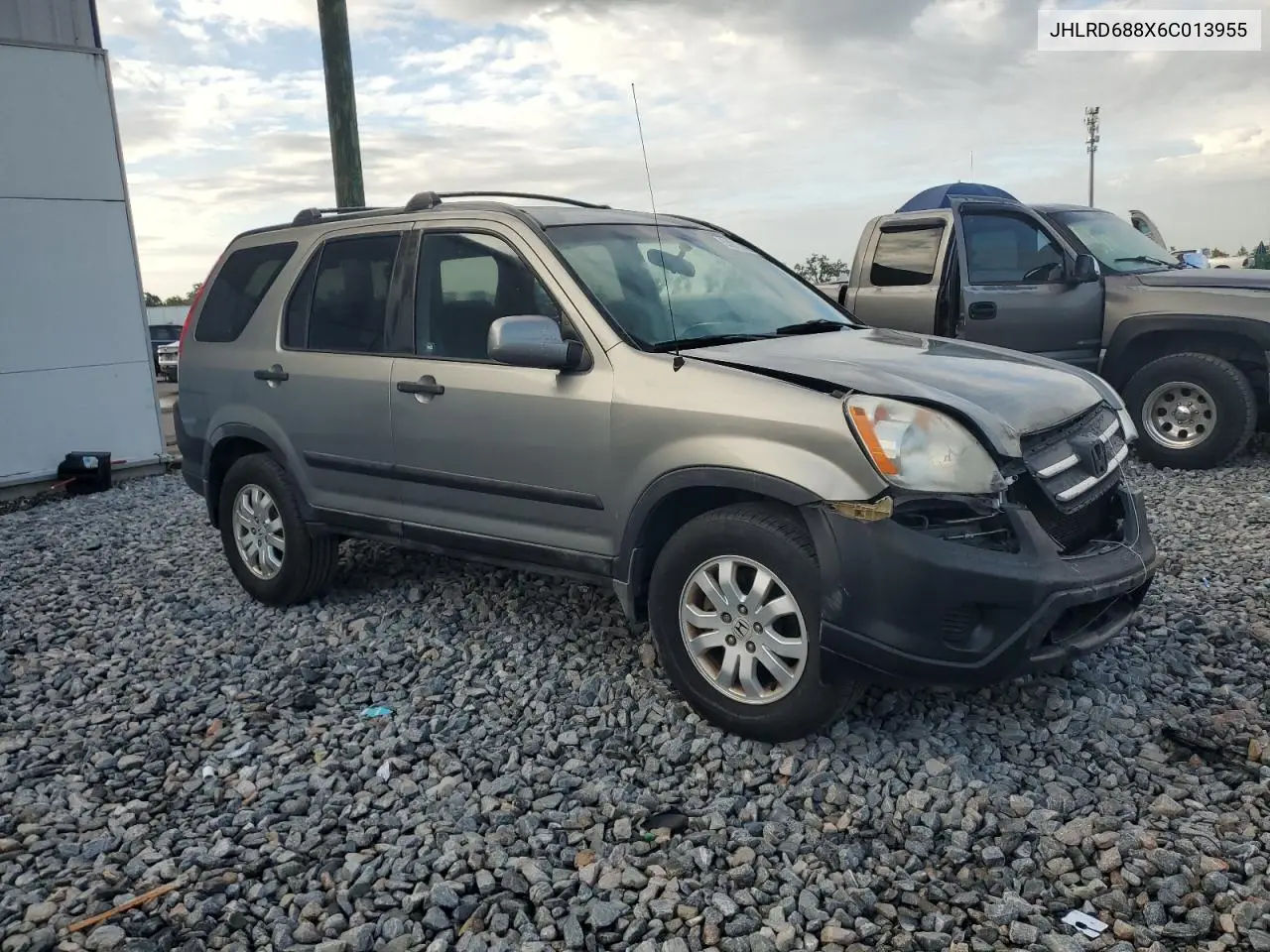 2006 Honda Cr-V Ex VIN: JHLRD688X6C013955 Lot: 63010105