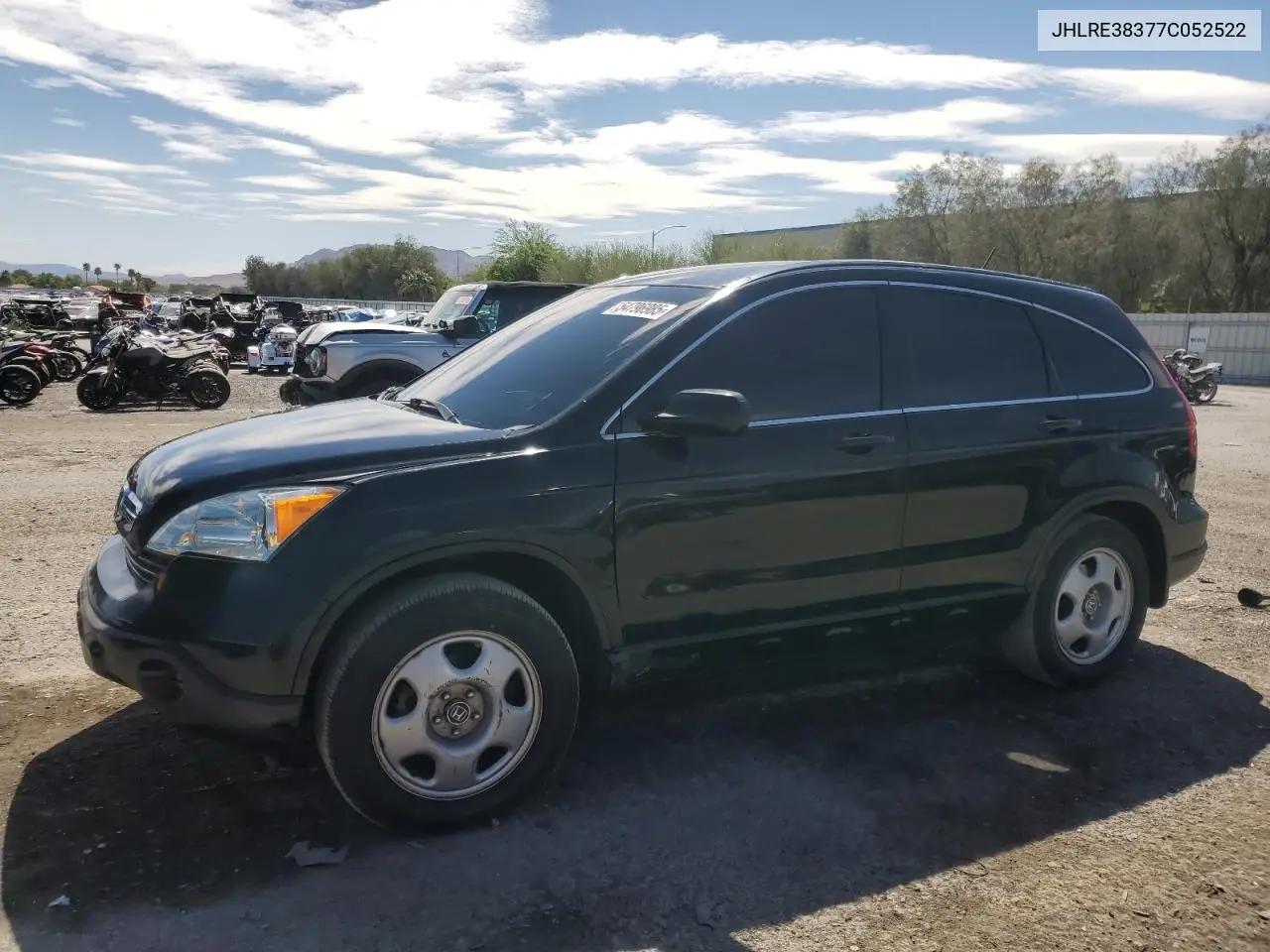 2007 Honda Cr-V Lx VIN: JHLRE38377C052522 Lot: 54796985