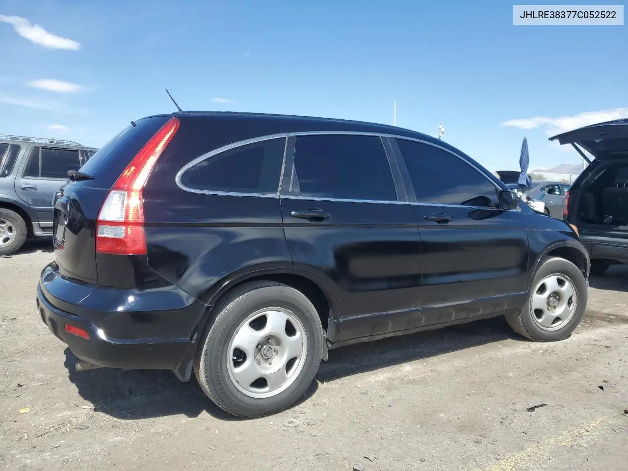 2007 Honda Cr-V Lx VIN: JHLRE38377C052522 Lot: 54796985
