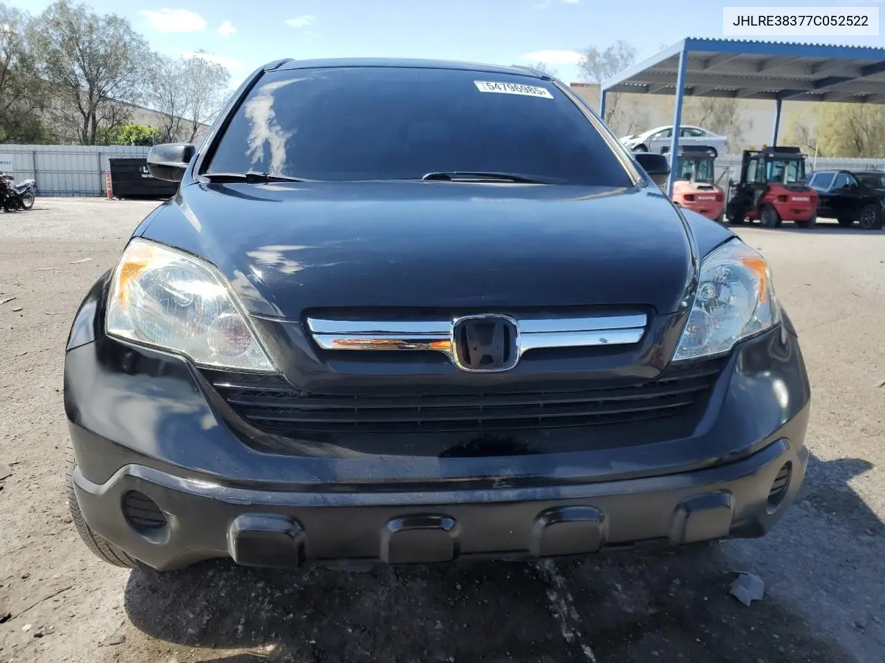 2007 Honda Cr-V Lx VIN: JHLRE38377C052522 Lot: 54796985
